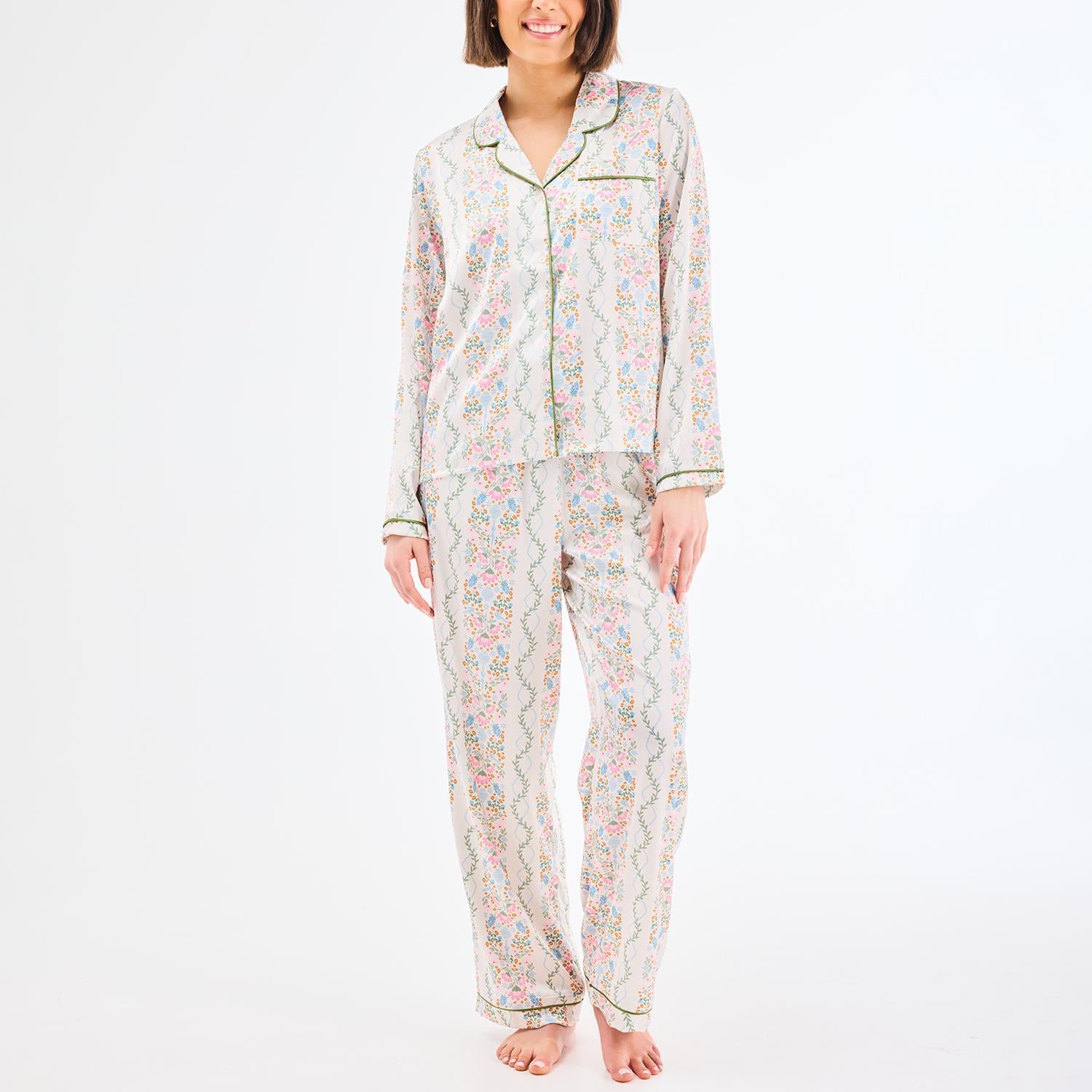 mary square charlotte lane pjs in ivory