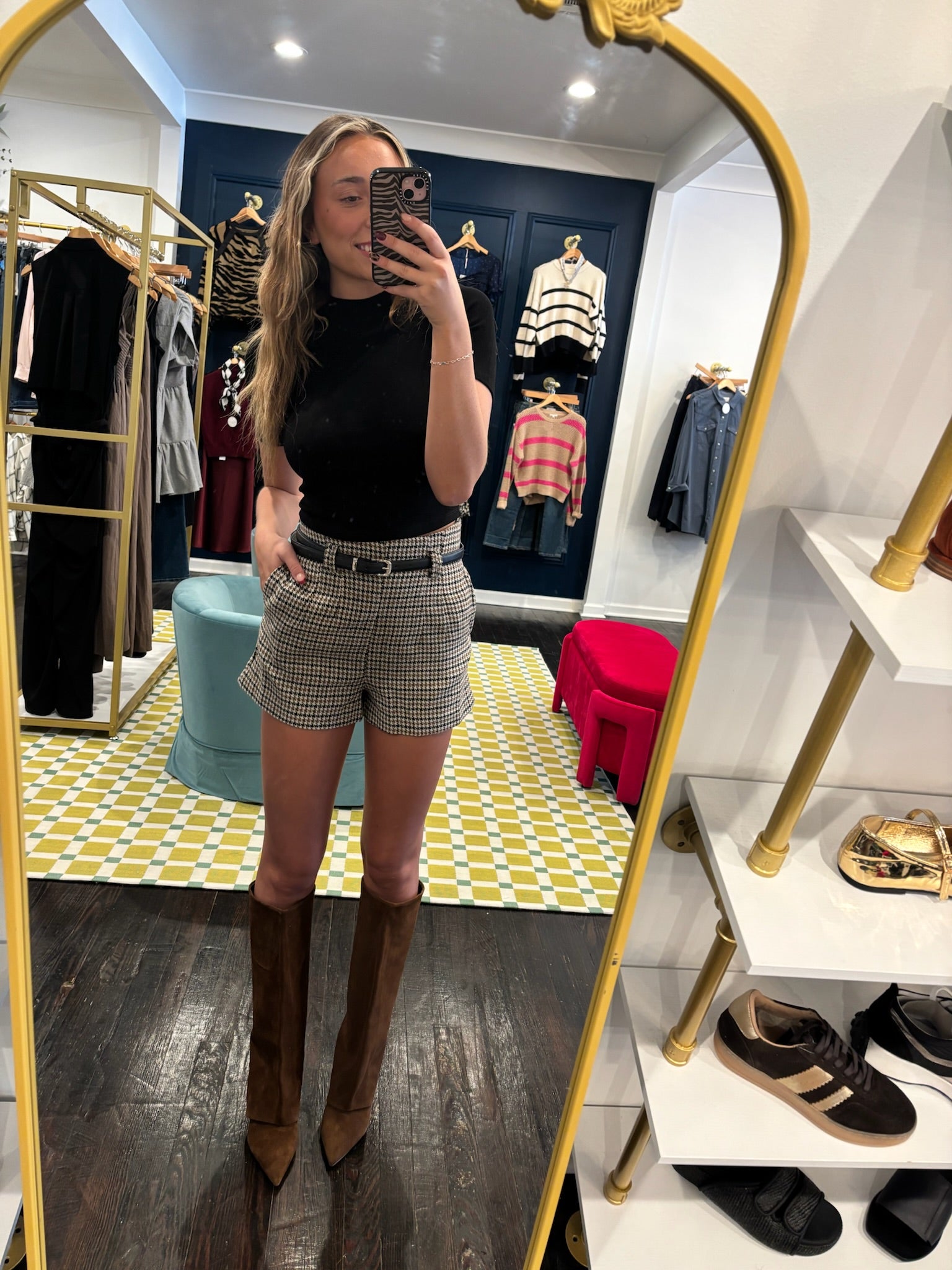 sage the label memorabilia short in cream multi