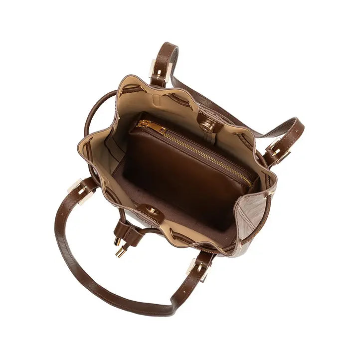 melie bianco sally shoulder bag in espresso