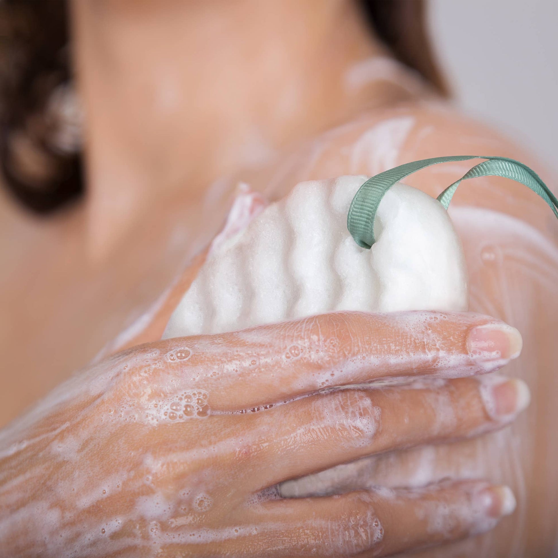 Floral Bliss Soap Sponge in citrus basil