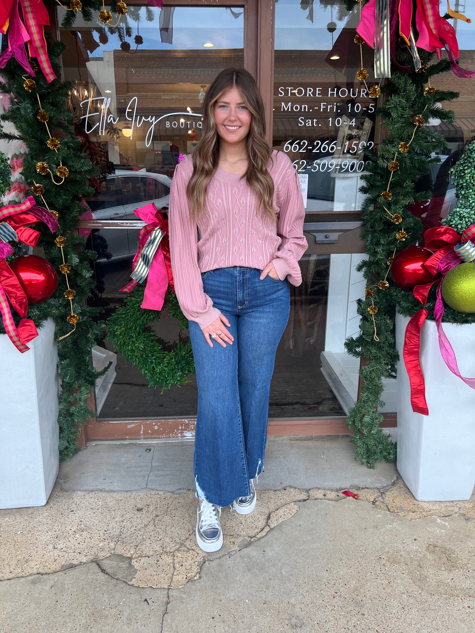 another love chase top in woodrose