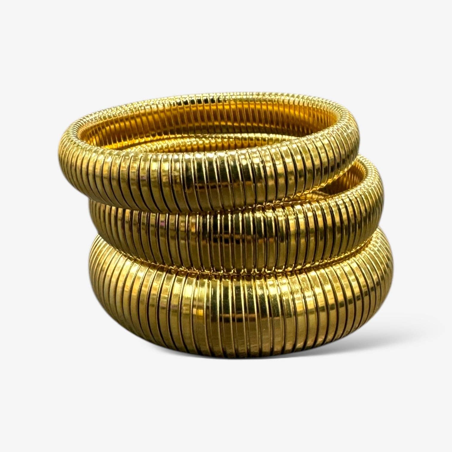 Gold Blaze Bangle: Medium