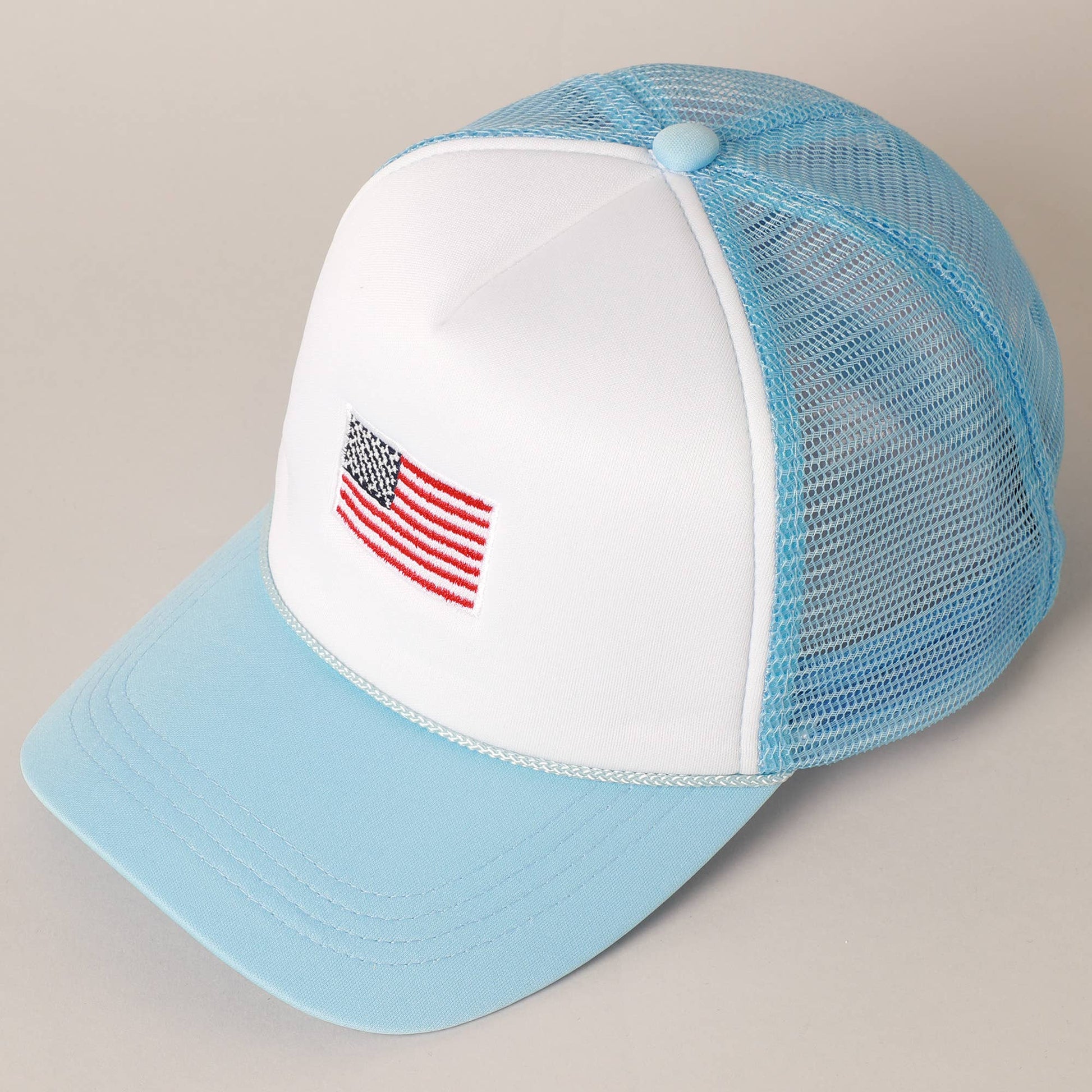 AMERICAN FLAG trucker hat