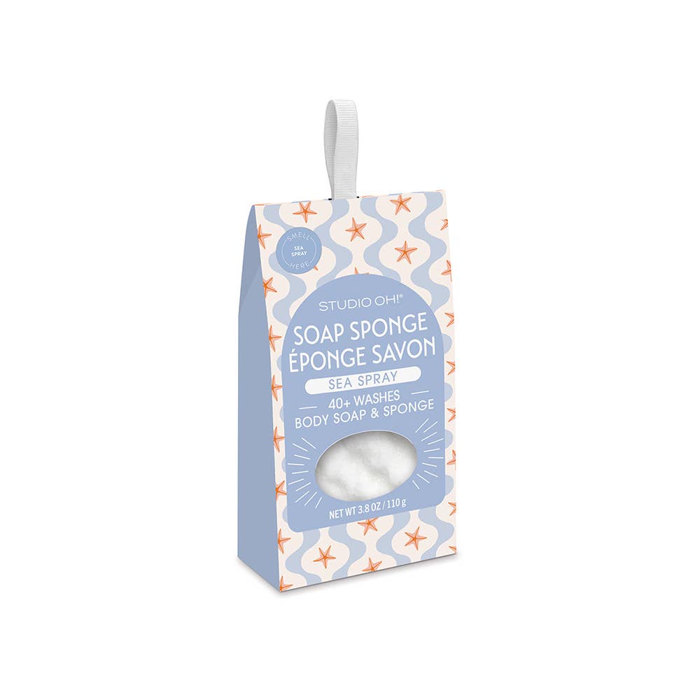 Riding the Waves Soap Sponge in sea spray