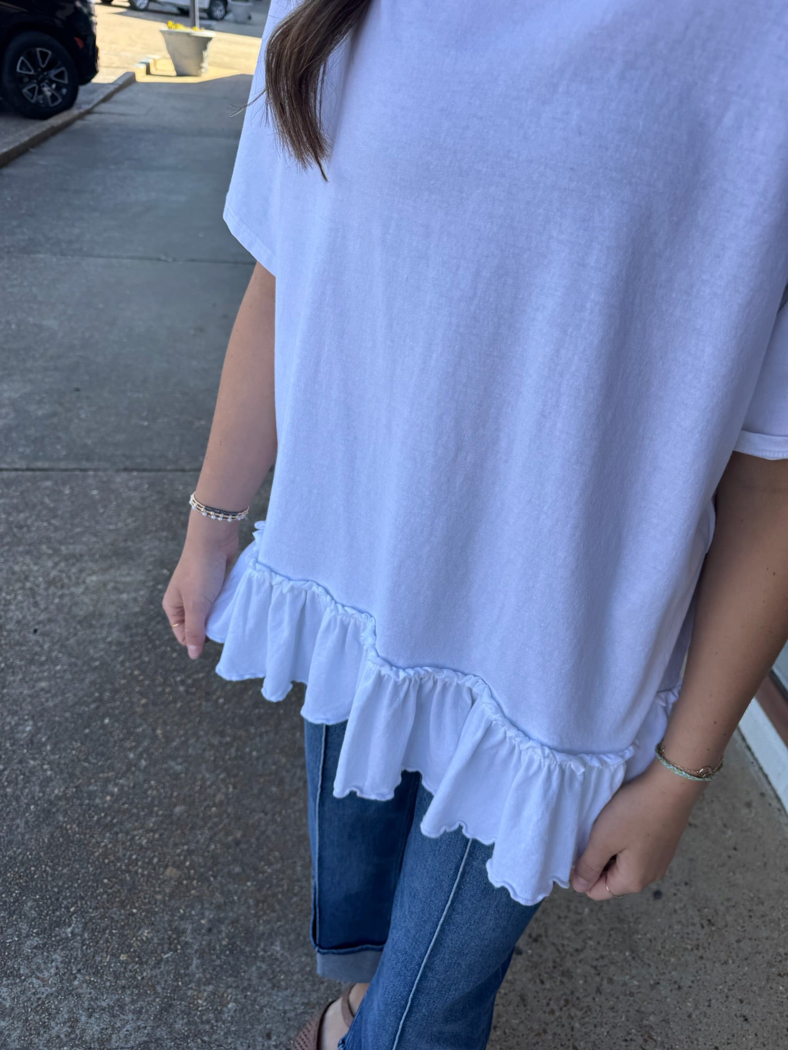 free people why yes tee in blanc de blanc