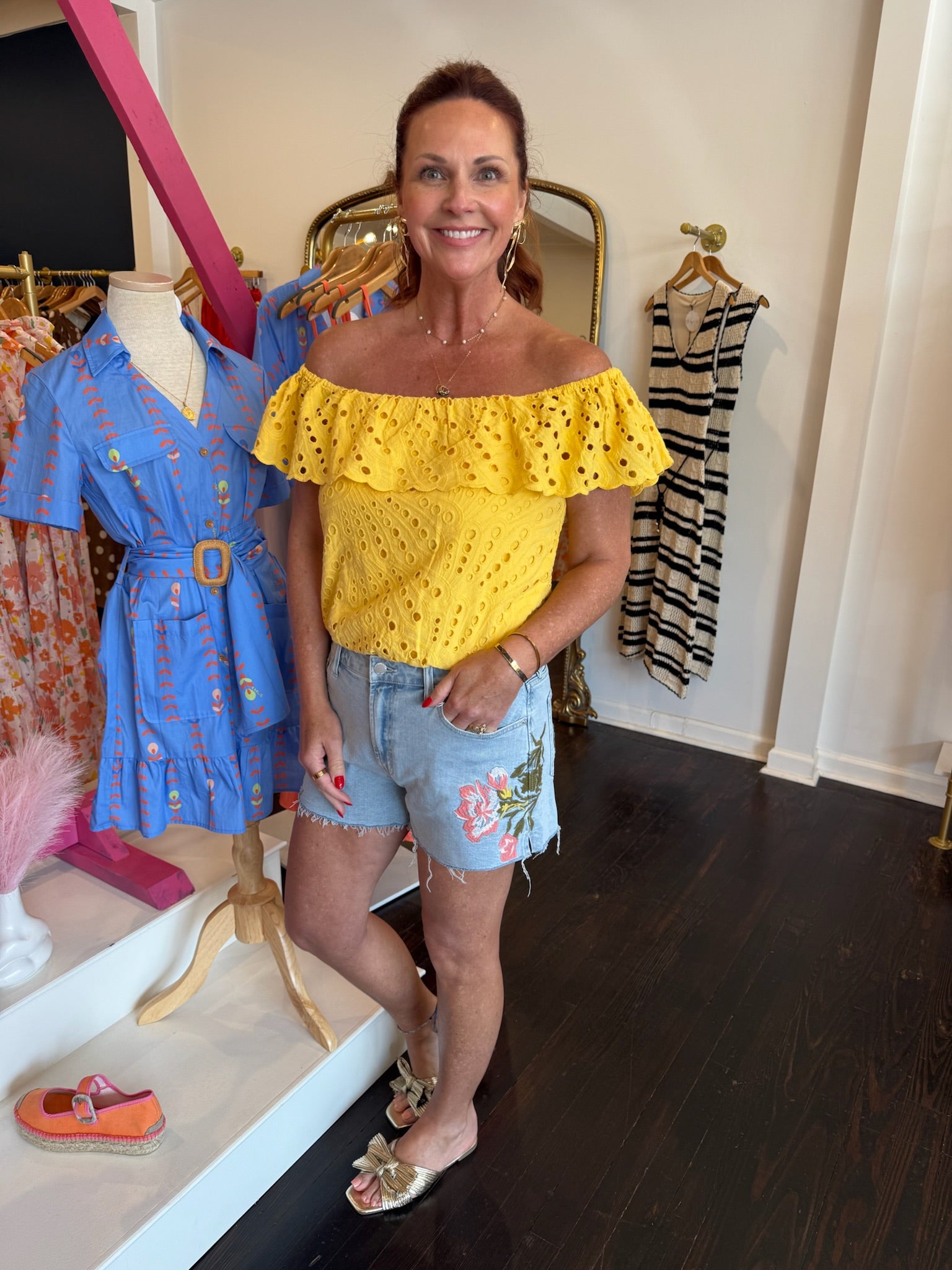dear john rosario top in dafodil