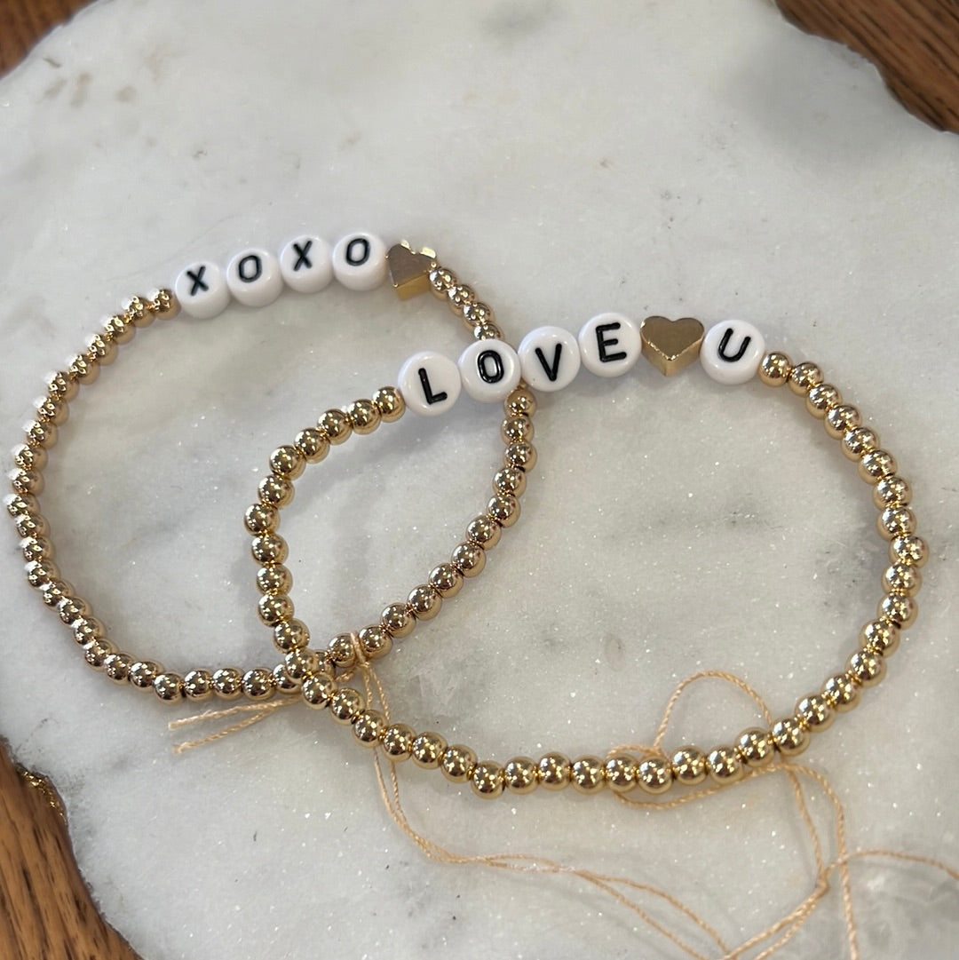 xoxo bracelet