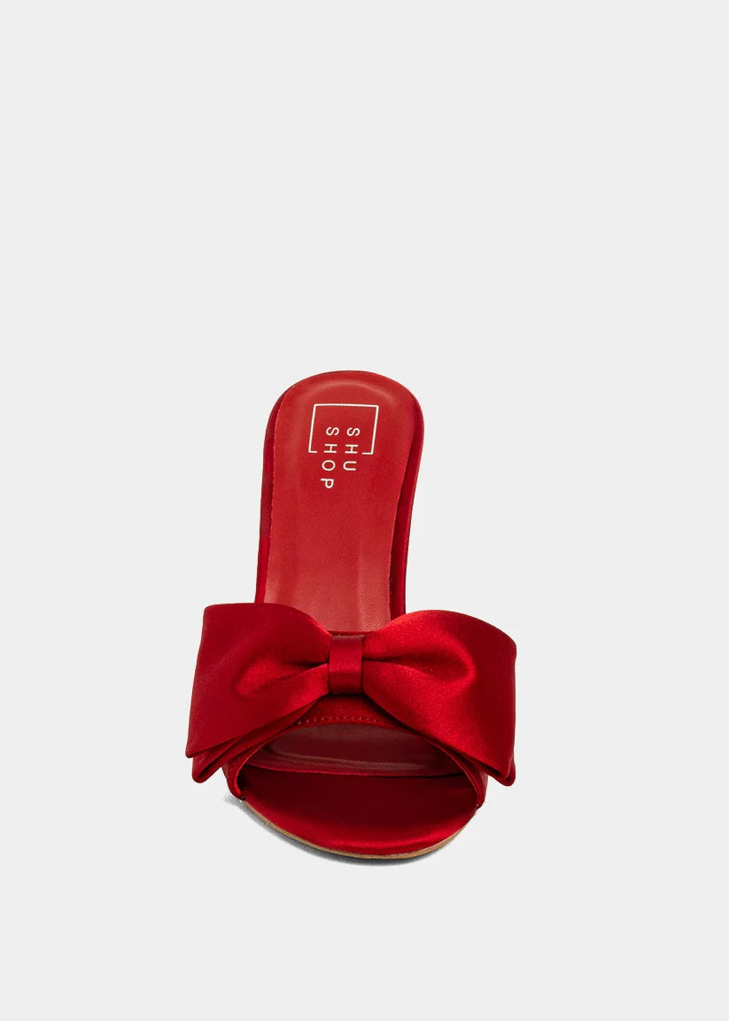 shu shop elena red stain heel