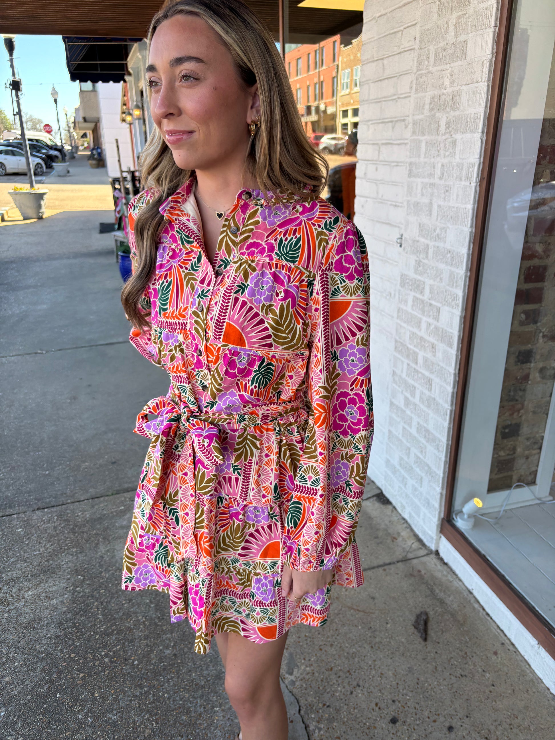 karlie scarf toucan scarf braid trim dress