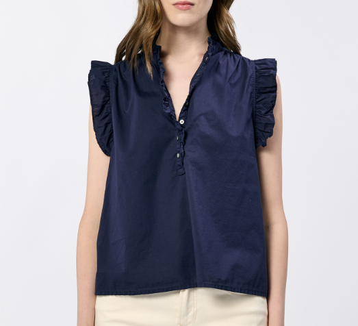 dear john chatra top in black iris