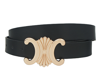 c buckle belt in black