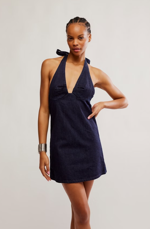 free people trevi denim mini