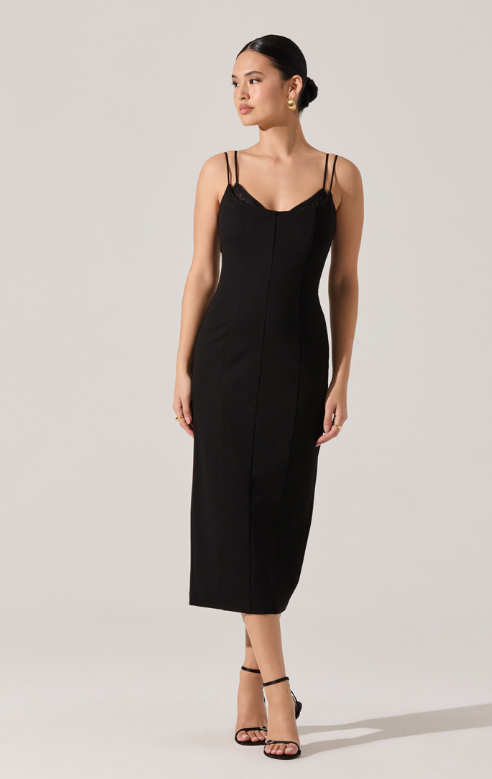 astr allura dress in black