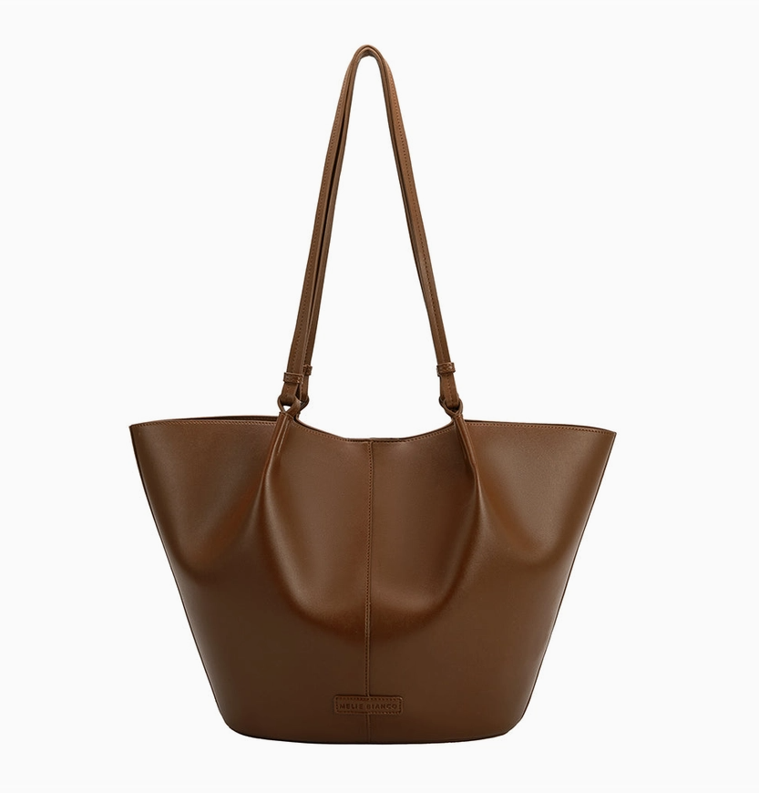 melie bianco lydia shoulder bag in saddle