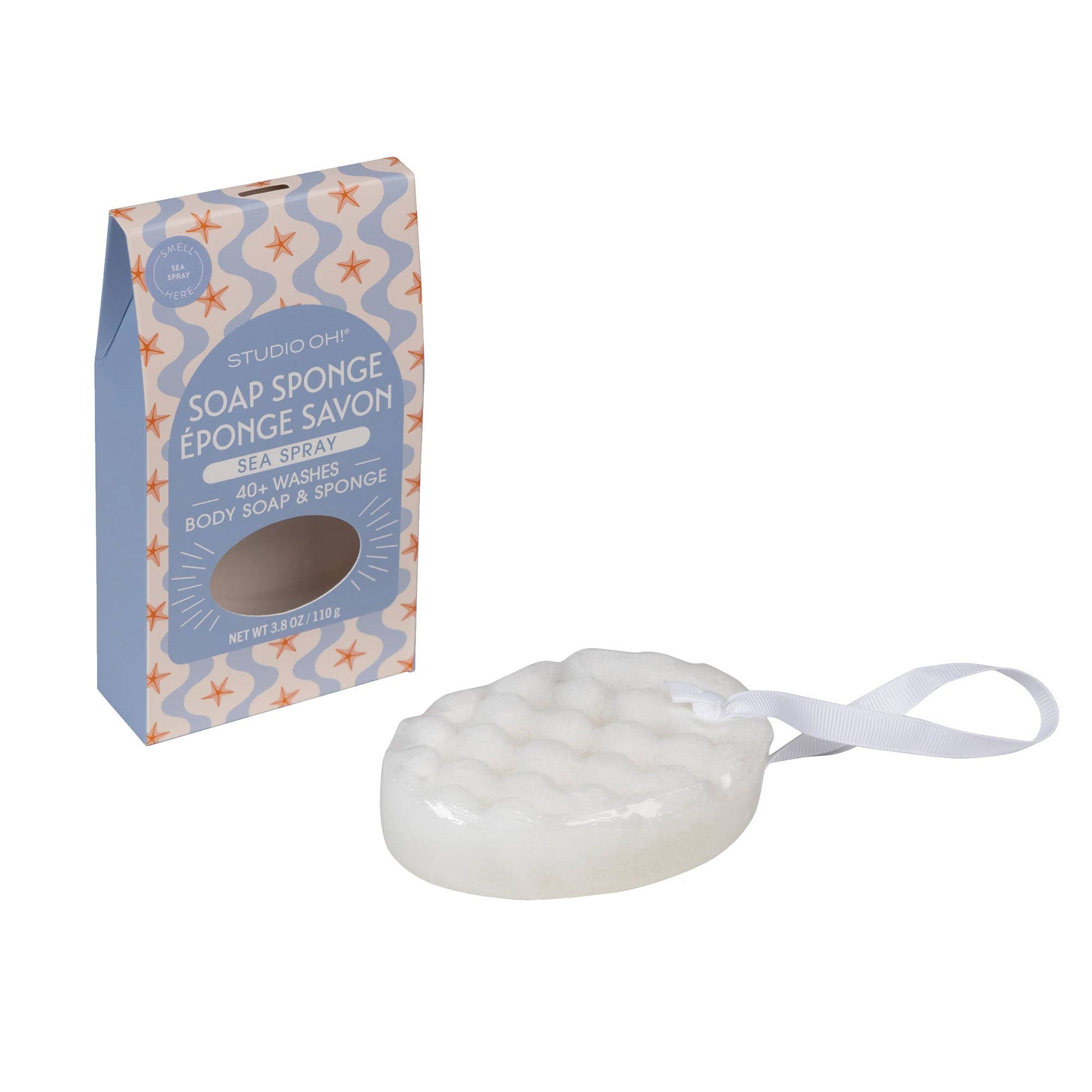 Riding the Waves Soap Sponge in sea spray