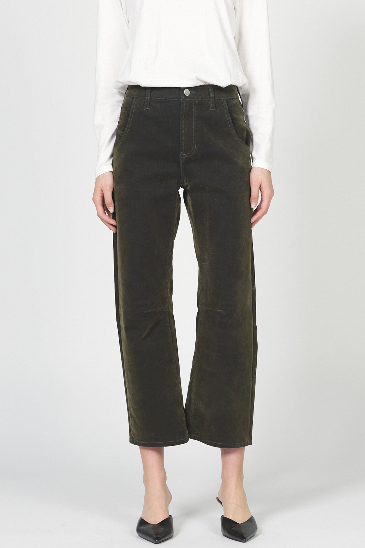 dear john lasso jeans in olive