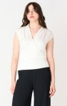 blacktape_ drapey wrap tank in cream