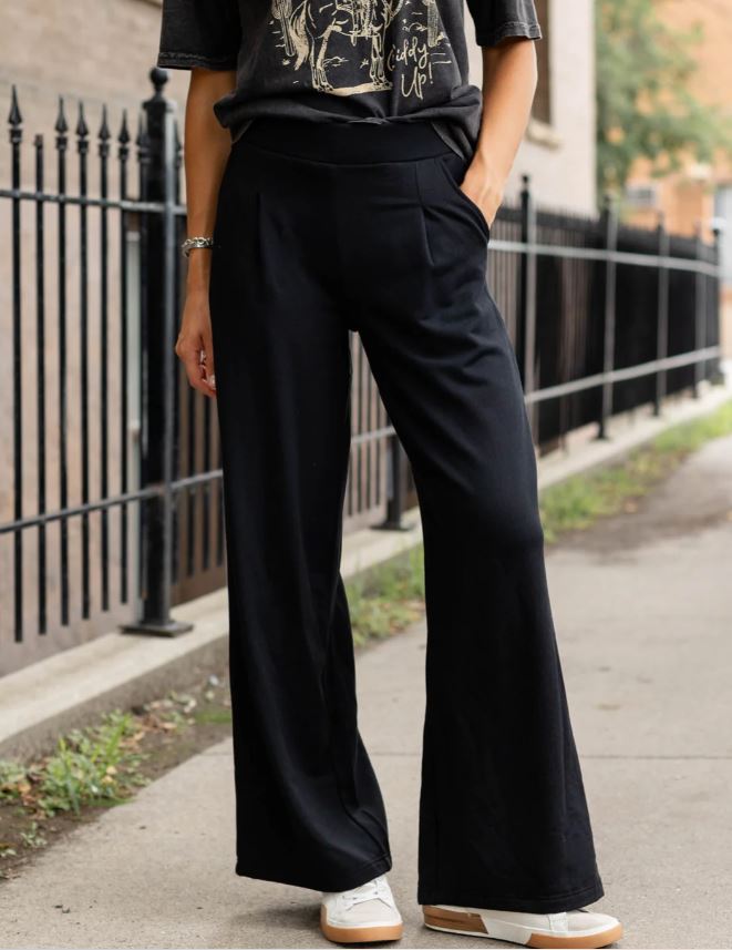 z supply round trip pant black