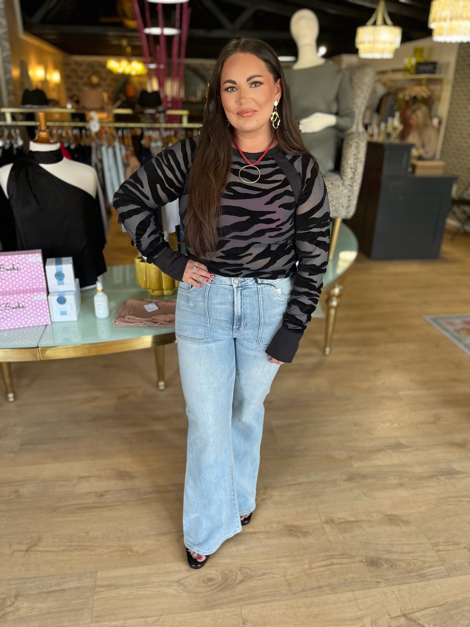 free people so lush layering in black combo