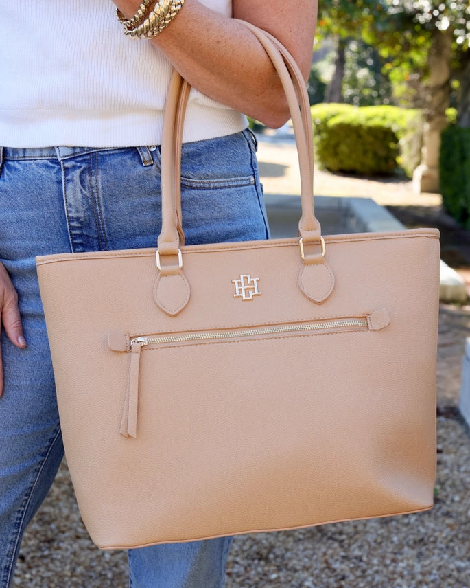 caroline hill jayden tote in tan