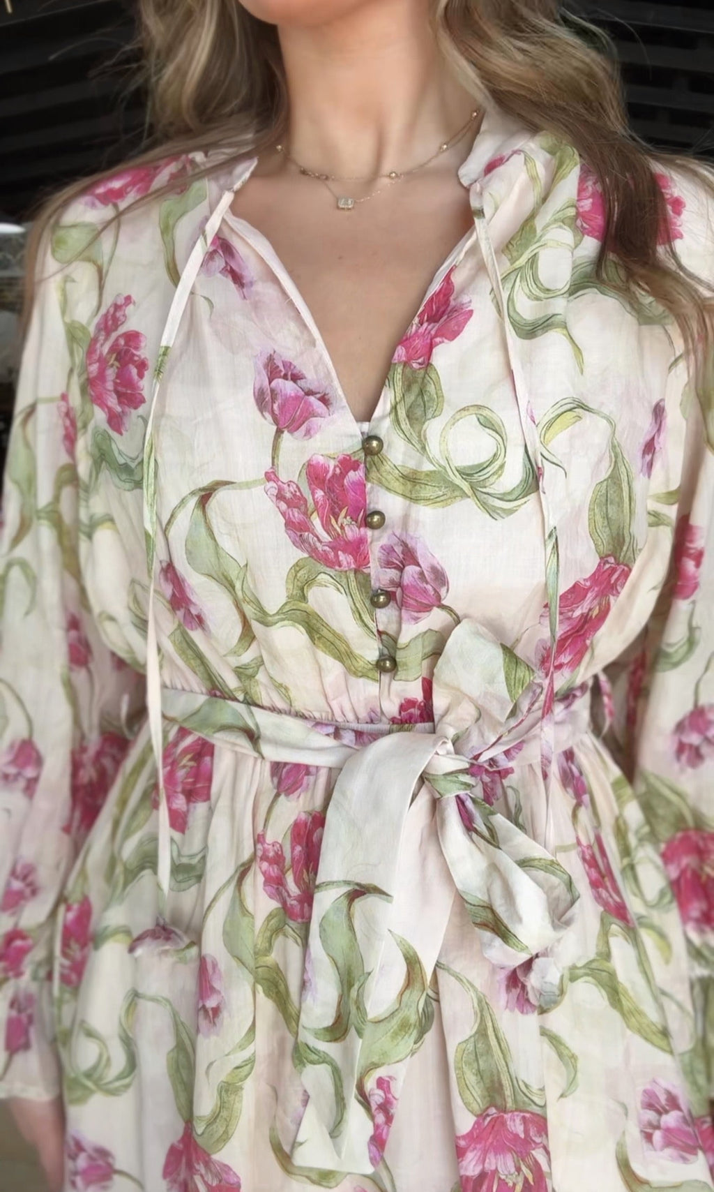 en saison lois mini dress in pink