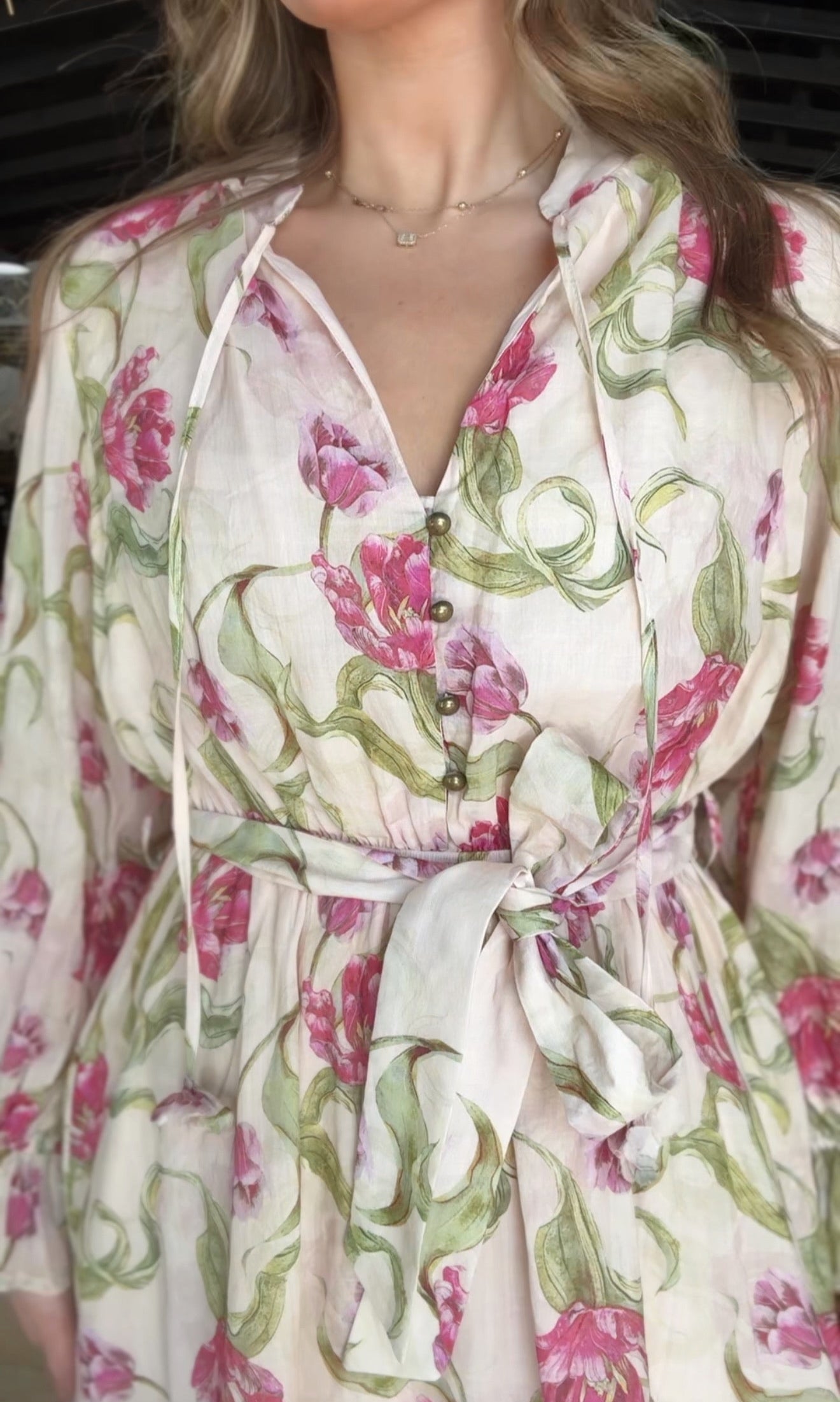 en saison lois mini dress in pink