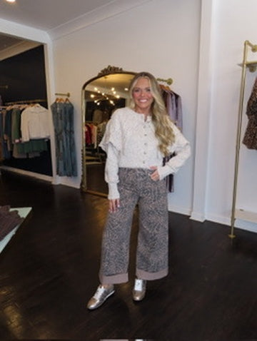 free people bali cape may sweater in natural combo