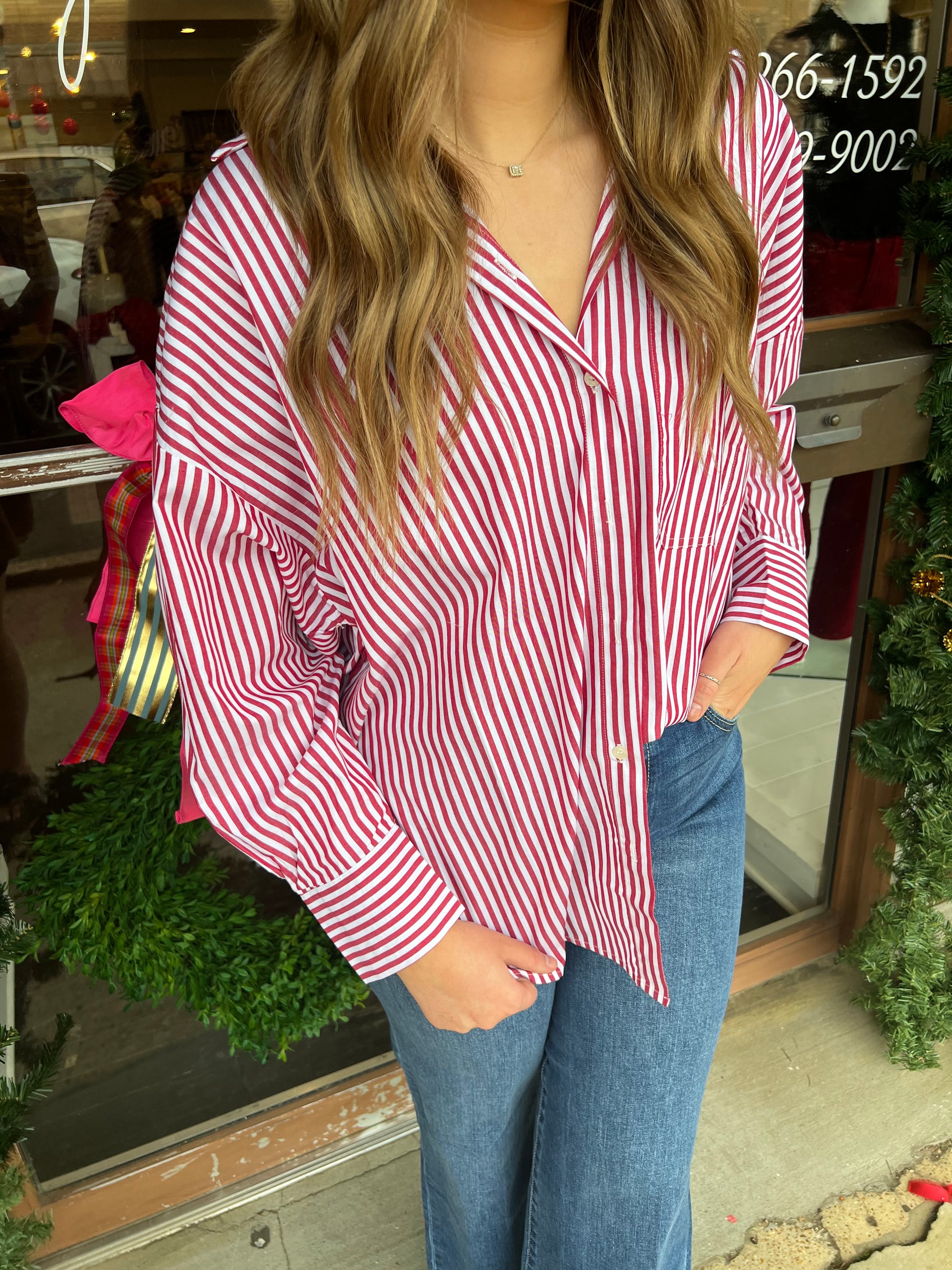 deluc nyssa shirt in merlot