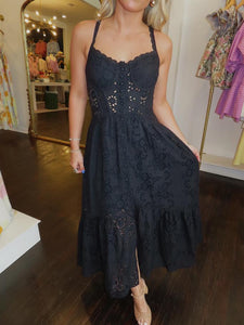 ASTR yamila dress in black