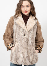 Load image into Gallery viewer, ivy jane patchwork fur jacket