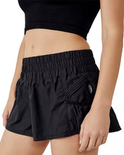 Load image into Gallery viewer, free people movement get your flirt on short in black