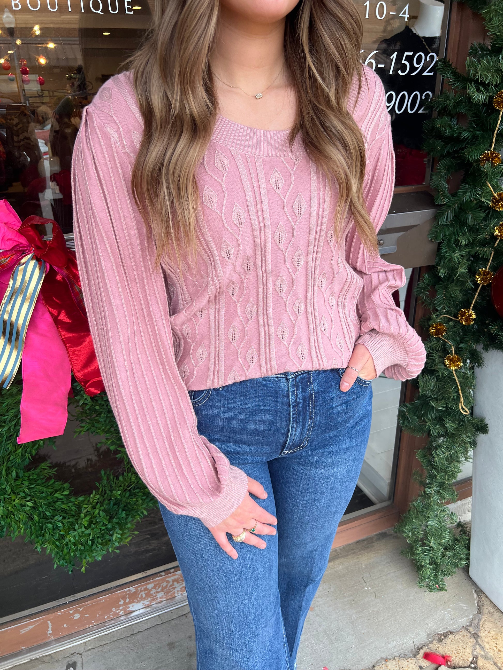 another love chase top in woodrose