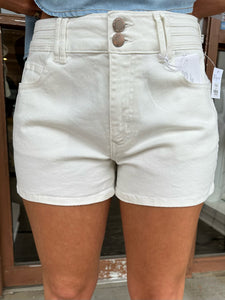 dear john carrie shorts in white white