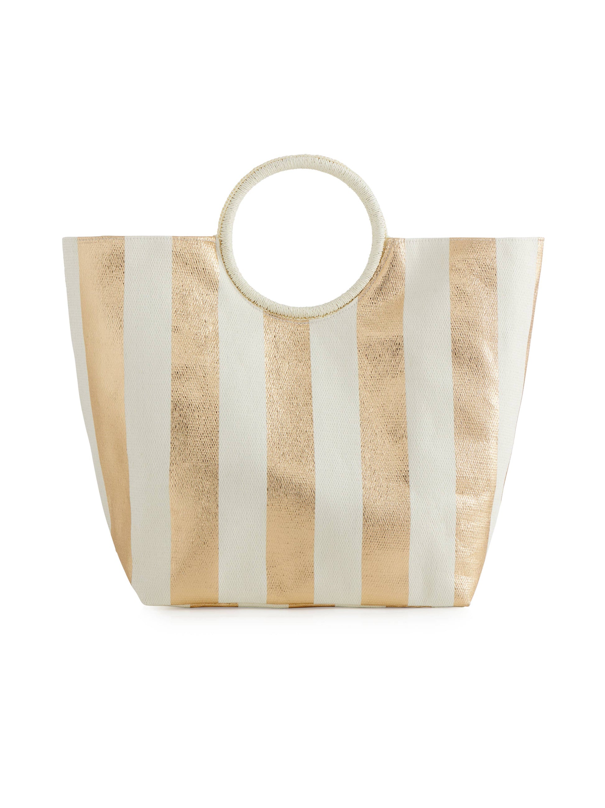 mirage tote in gold