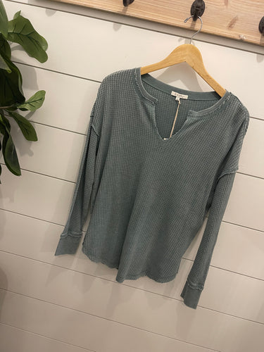 z supply driftwood thermal top calypso green