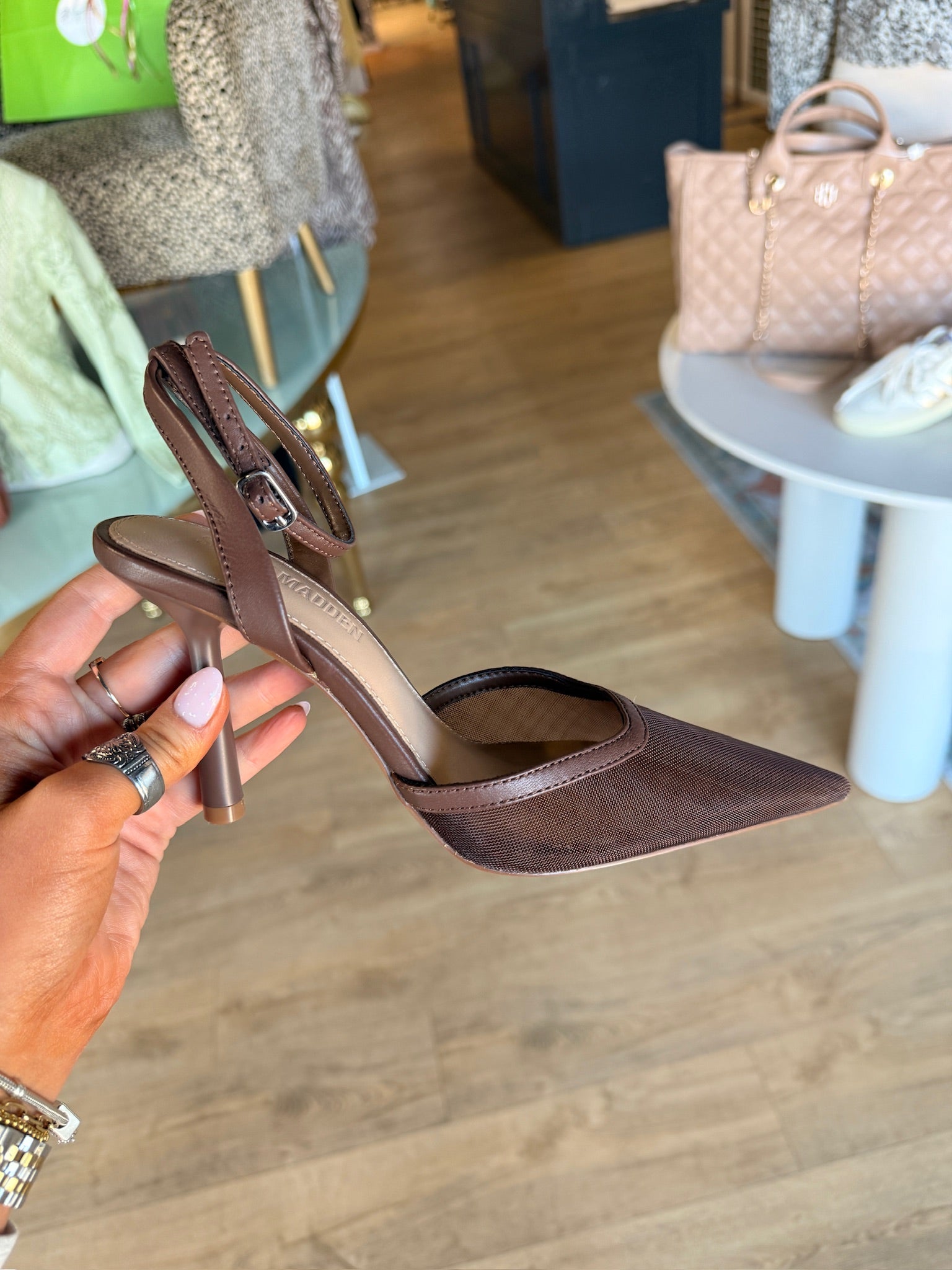 steve madden alliance heel in brown