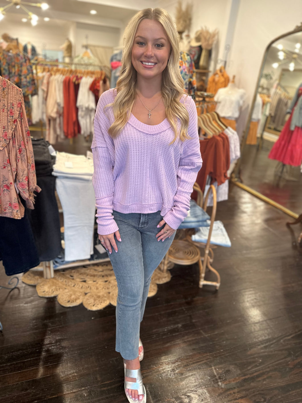 free people new magic thermal in orchid dust
