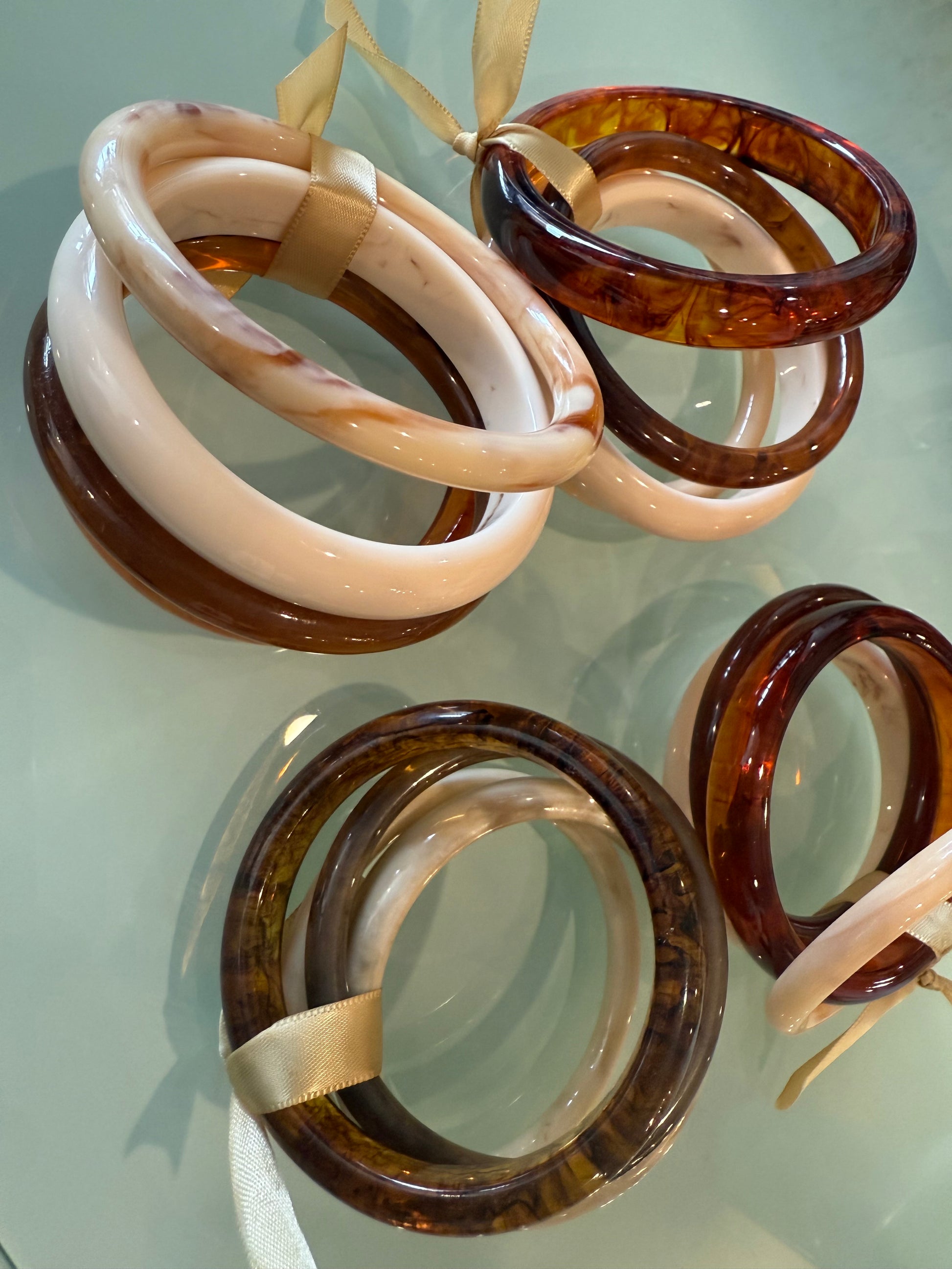 acrylic bangle set