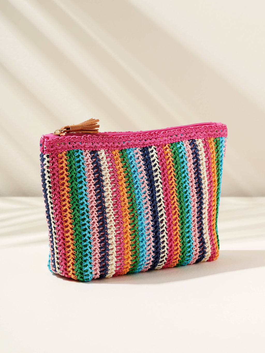 maya zip pouch in multi