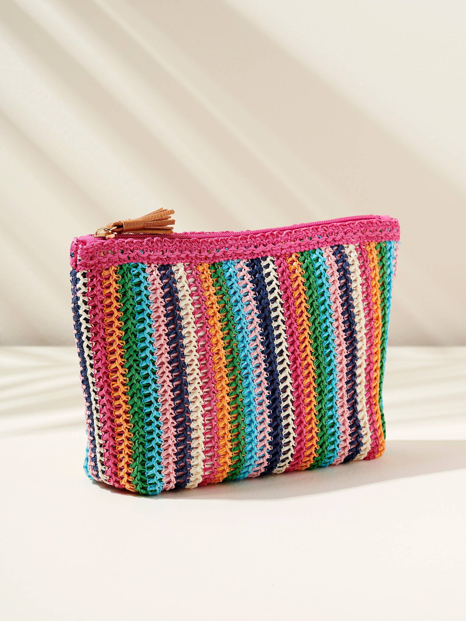 maya zip pouch in multi