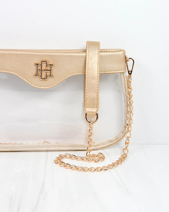 caroline hill madi crossbody in gold