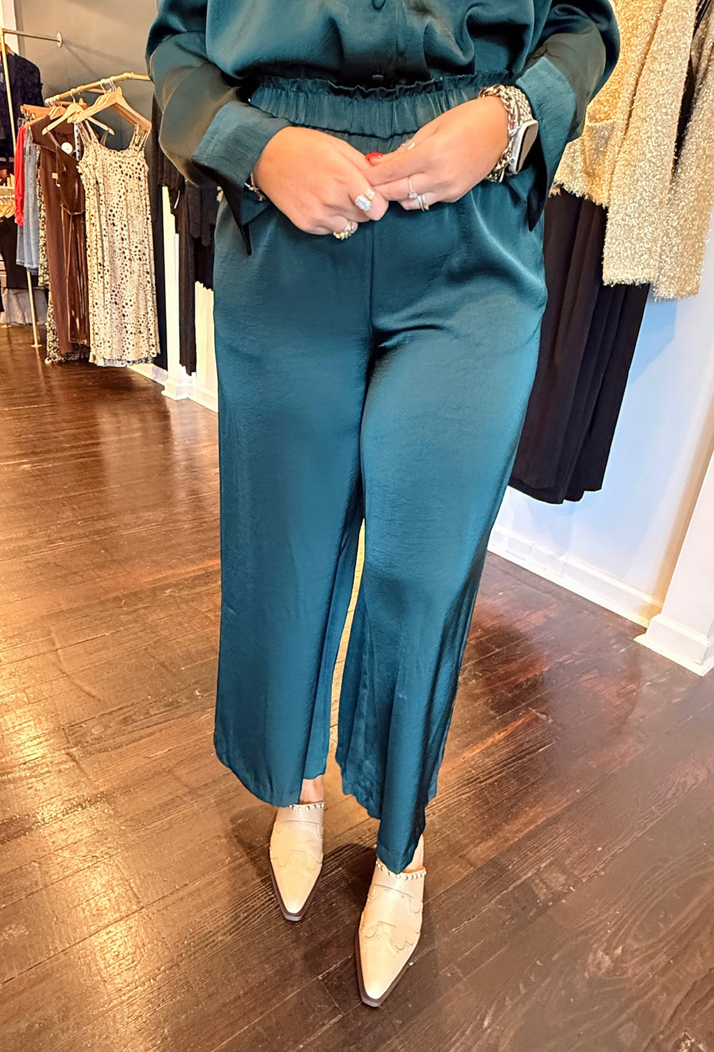 z supply isolde satin pant