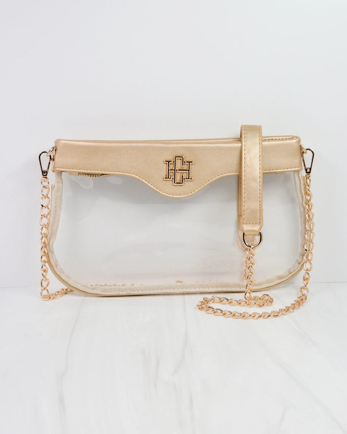 caroline hill madi crossbody in gold