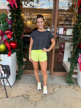 Load image into Gallery viewer, free people movement carpe diem short in sour citrus