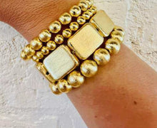 Load image into Gallery viewer, LoveAO Gold Beaded Bracelets - Large