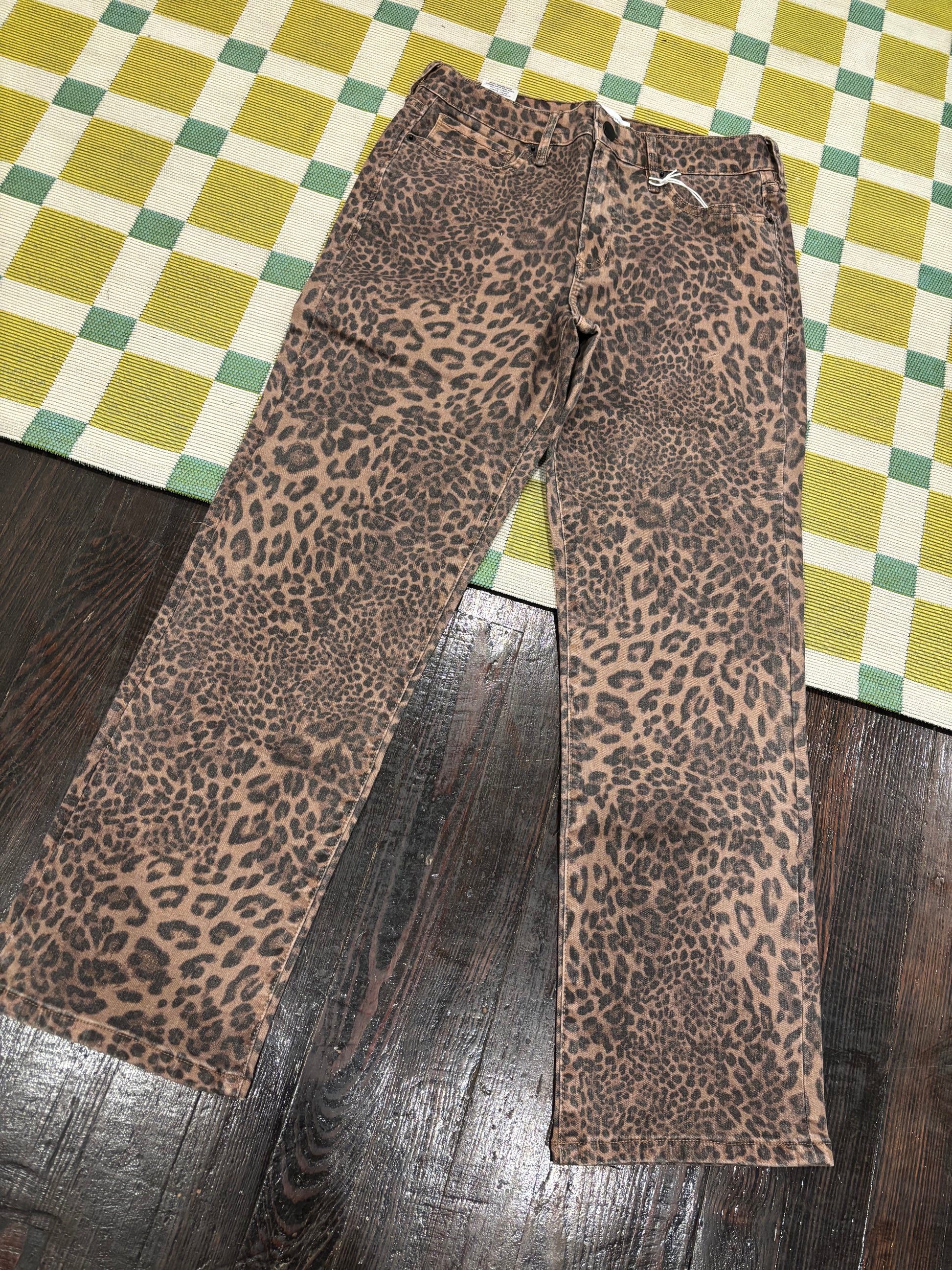 dear john anika pant in shadow leopard