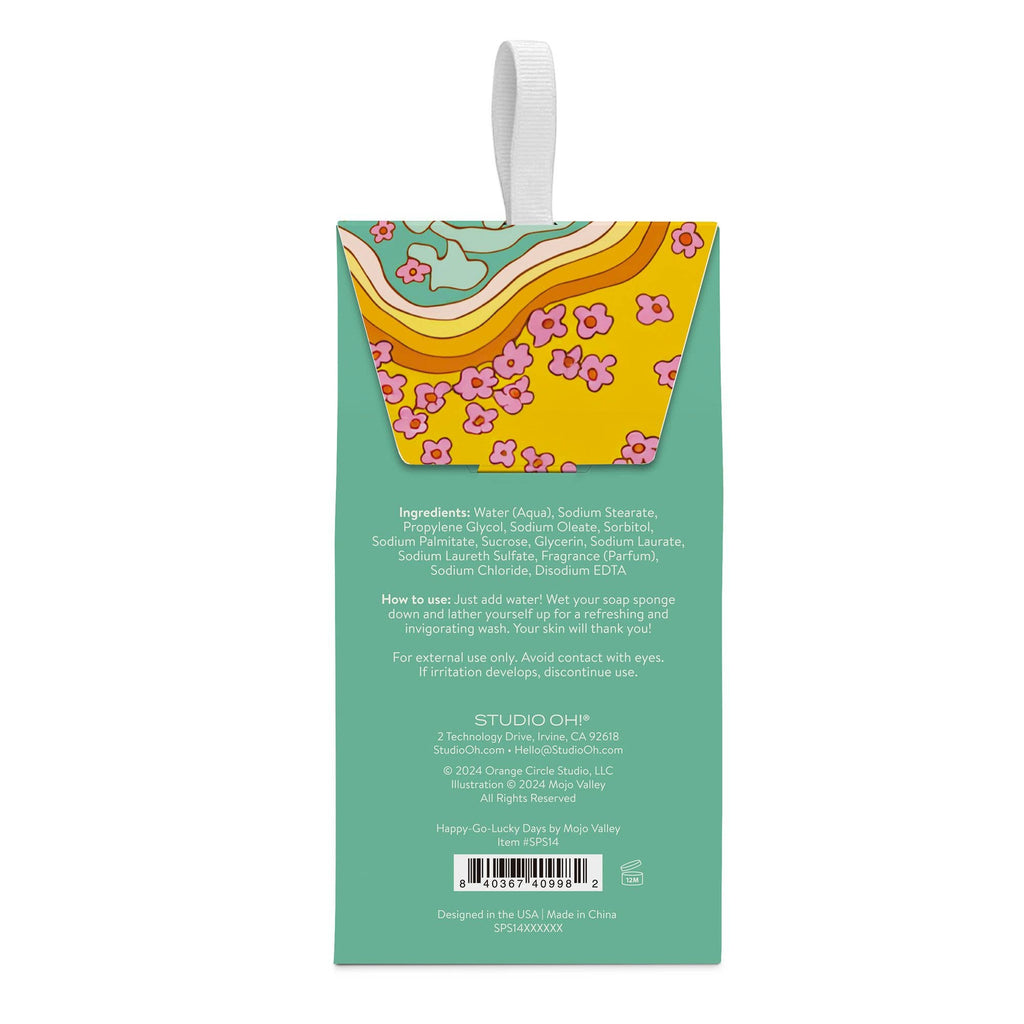Happy-Go-Lucky Days Soap Sponge in honeydew dream