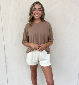 z supply classic gym short in sand dollar