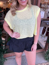 Load image into Gallery viewer, free people movement my time tee in sour citrus