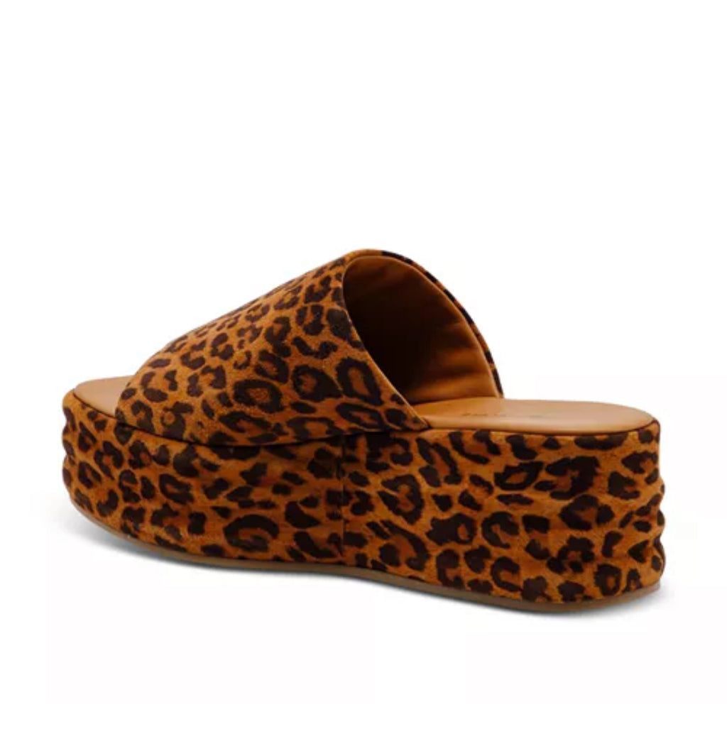free people harbor flatform in leopard suede